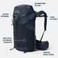 YETI Skala 40L Men"s Hiking Backpack in Classic Navy - S/M, , large