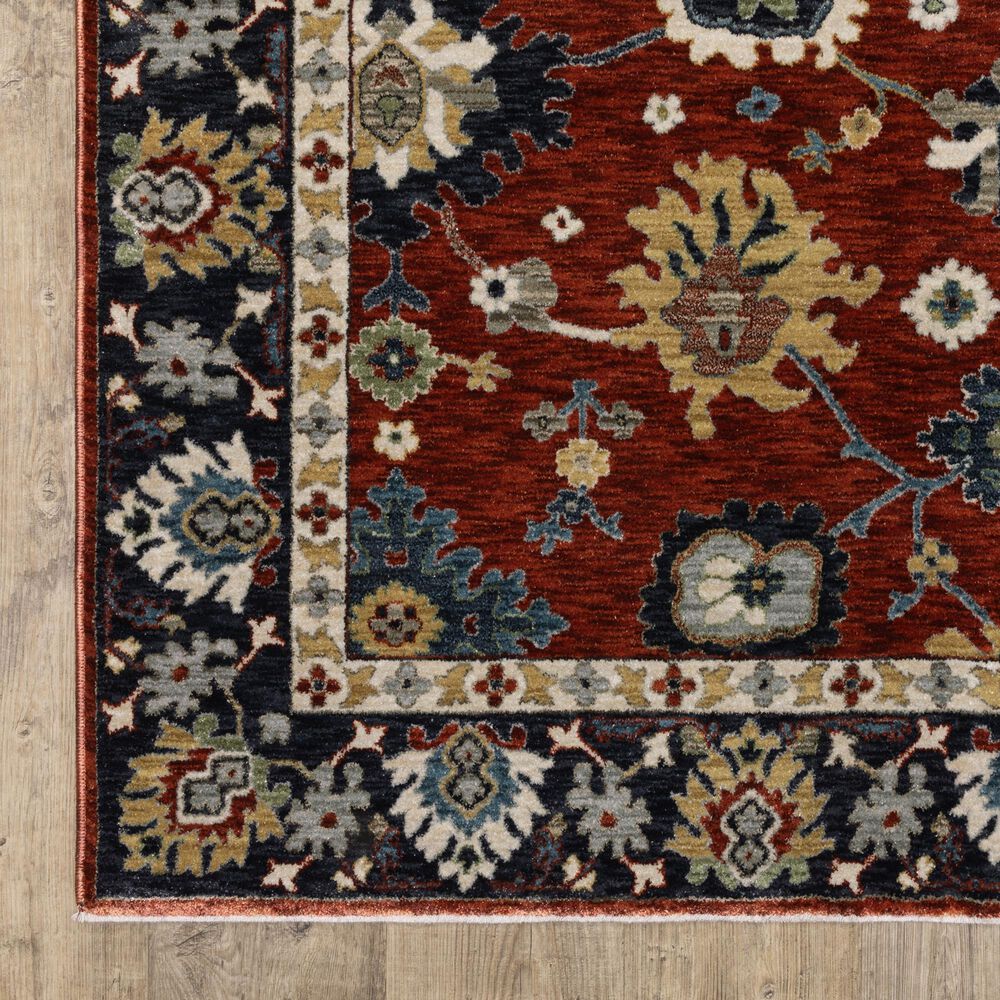 Oriental Weavers Eliana ELI12 Red and Blue 6&#39;7&quot; x 9&#39;6&quot; Area Rug, , large