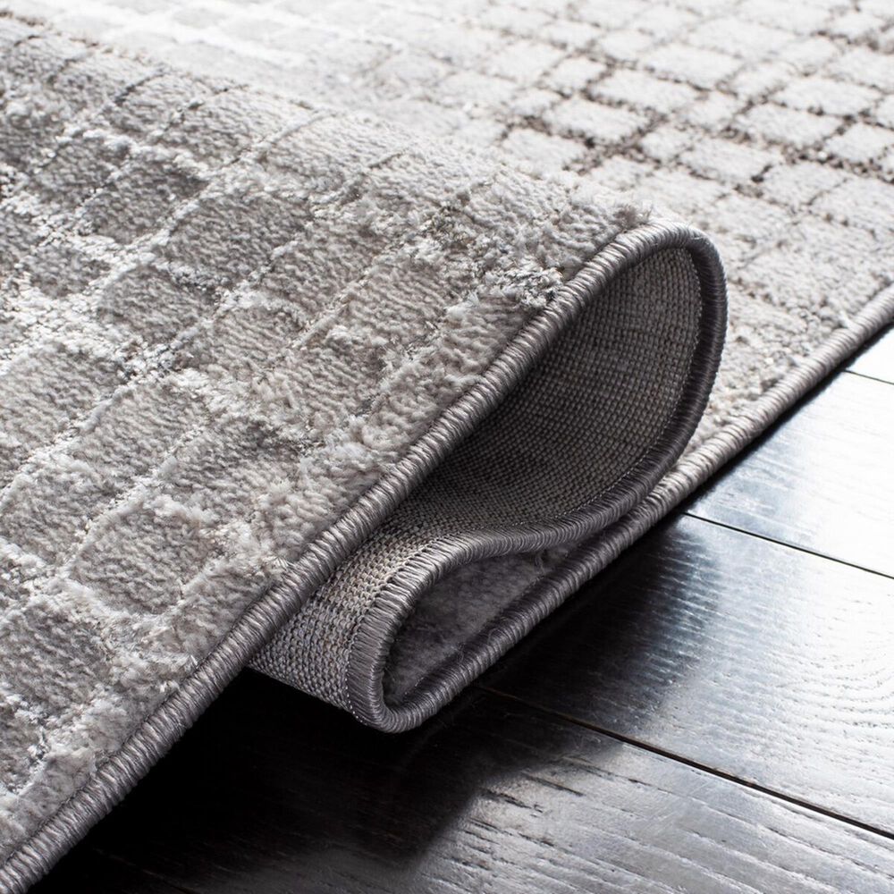 Safavieh Orchard Geometric 2&#39;2&quot; x 9&#39; Grey and Light Grey Runner, , large
