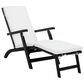 Safavieh Piscataway Patio Lounge Chair in Black, , large