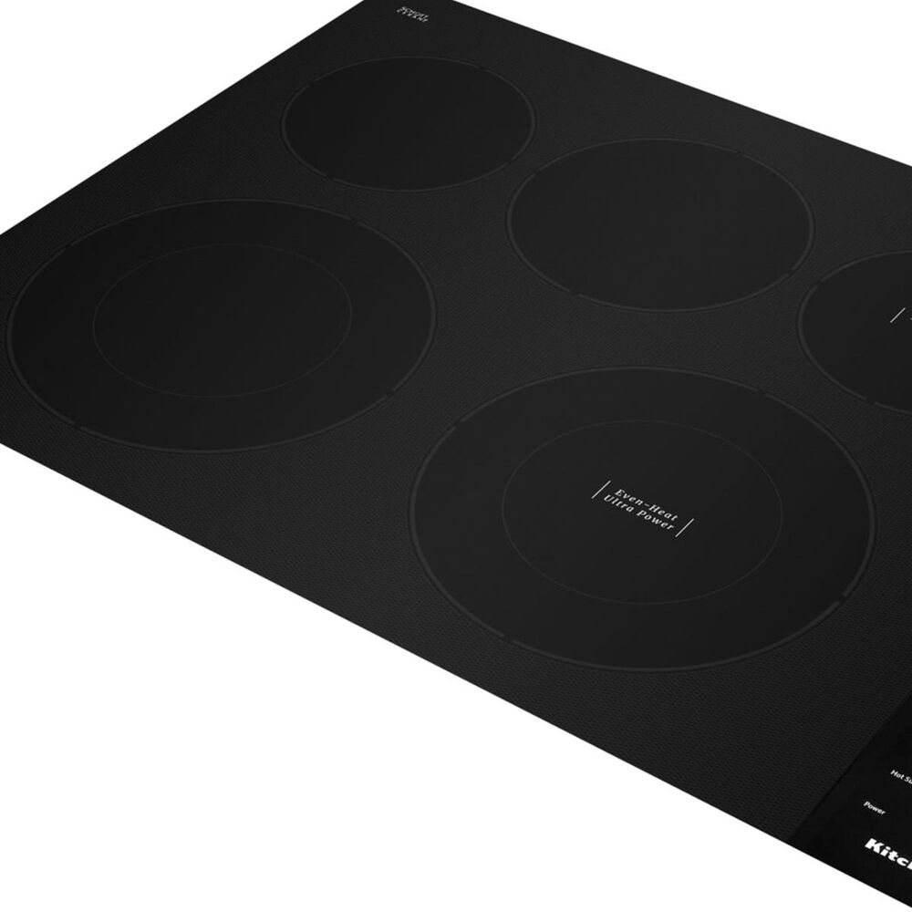 KitchenAid 30" Electric Cooktop in Black NFM