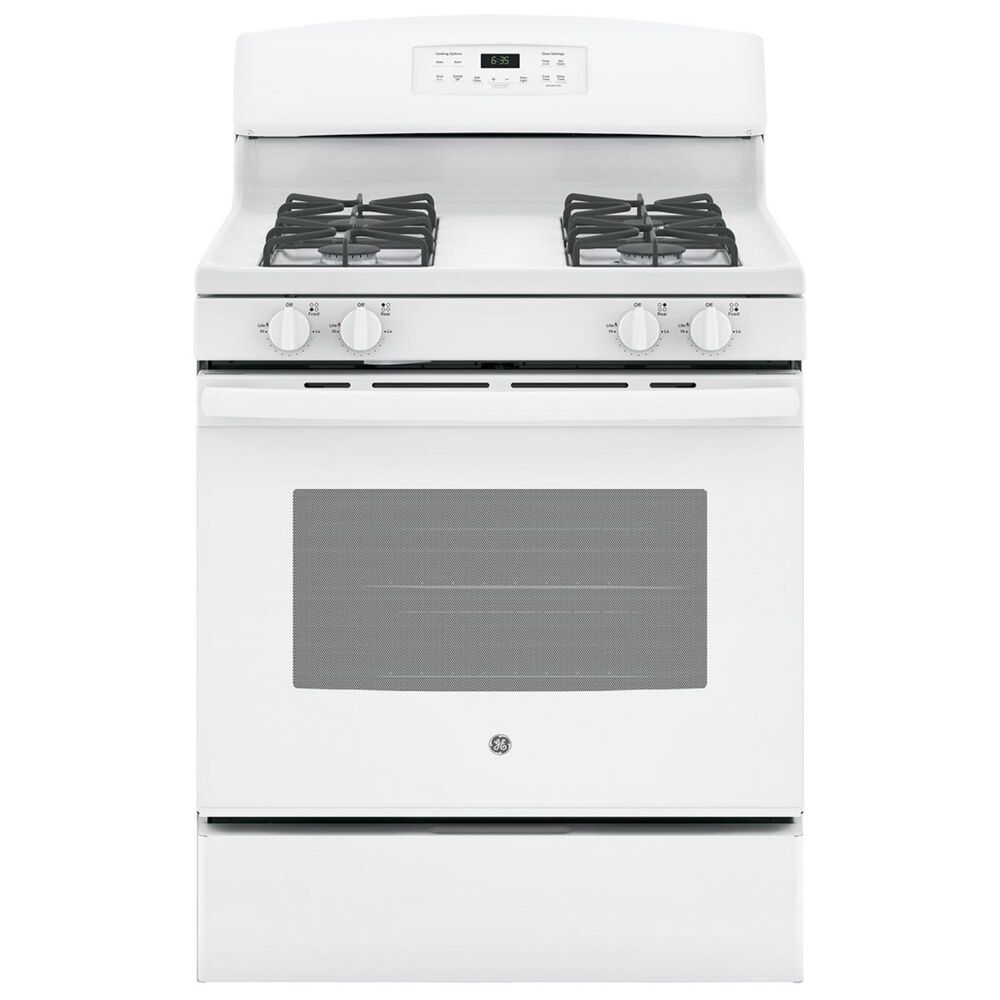 GE Appliances 5.0 Cu. Ft. Freestanding Gas Range in White, , large
