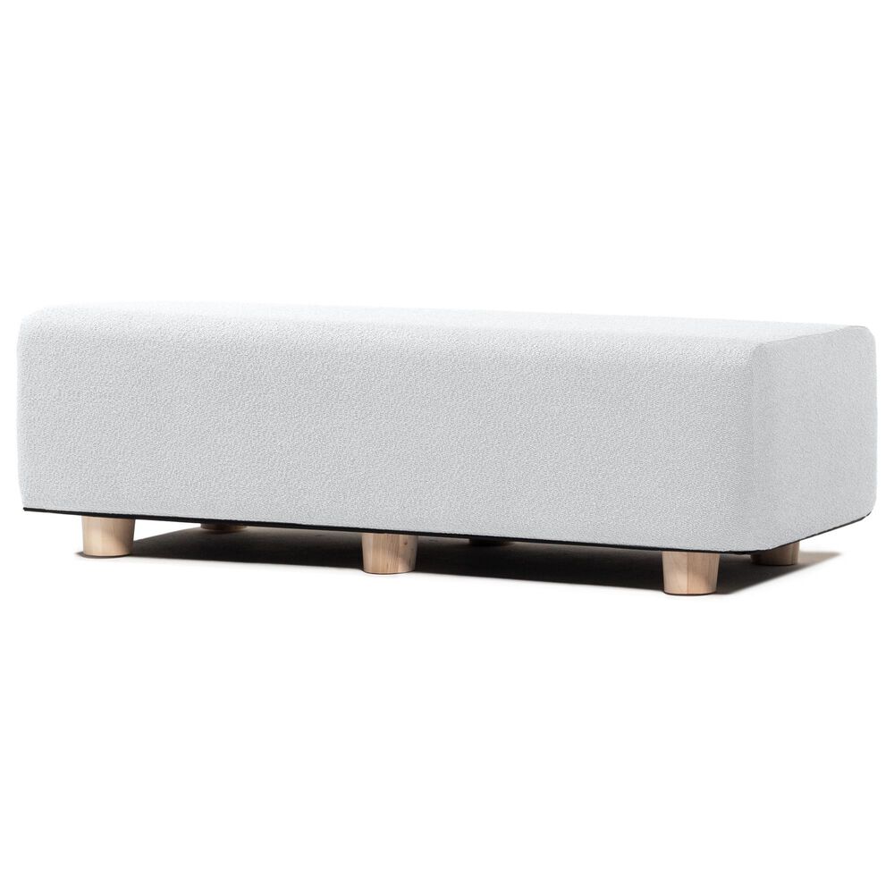 Jaxx Caya 4-In-1 King Bed Bench in White, , large