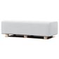 Jaxx Caya 4-In-1 King Bed Bench in White, , large