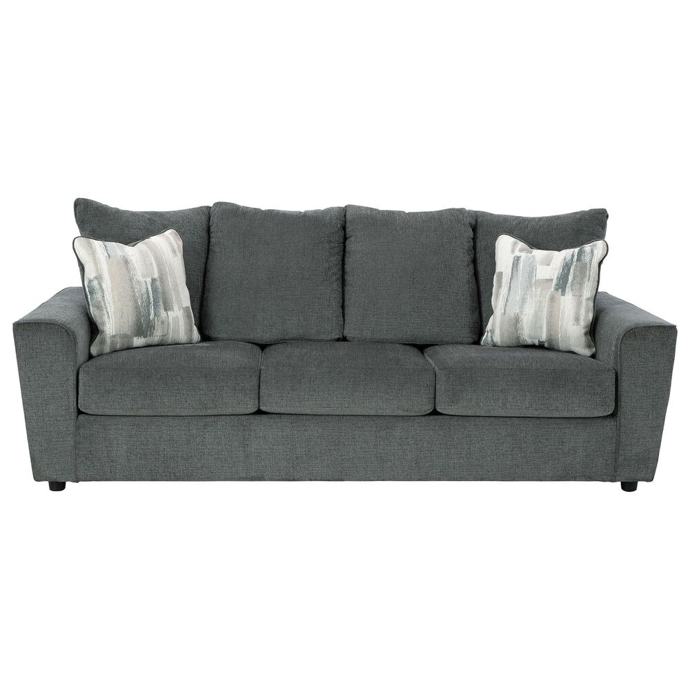 Ashley Stairatt Stationary Sofa in Gravel, , large