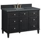 James Martin Vanities Lorelai 48" Single Vanity in Black Onyx with 3 cm Parisien Bleu Quartz Top, , large