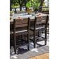 Amish Orchard Firebar Table in Coastal Gray and Black, , large