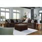 Ashley Midnight-Madness 5-Piece Symmetrical Sectional in Chocolate, , large