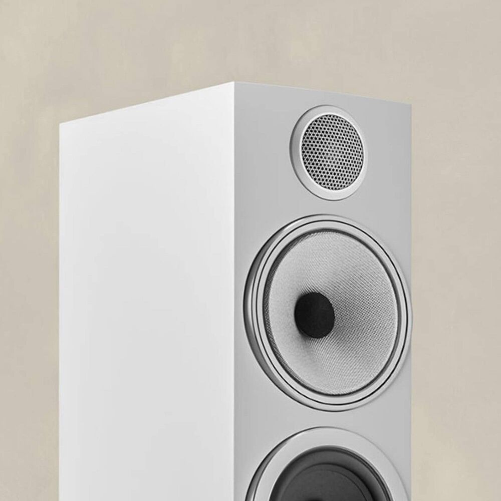 Bowers &amp; Wilkins 700 Series 704 S3 3-Way Floor Standing Loudspeaker in Satin White, , large