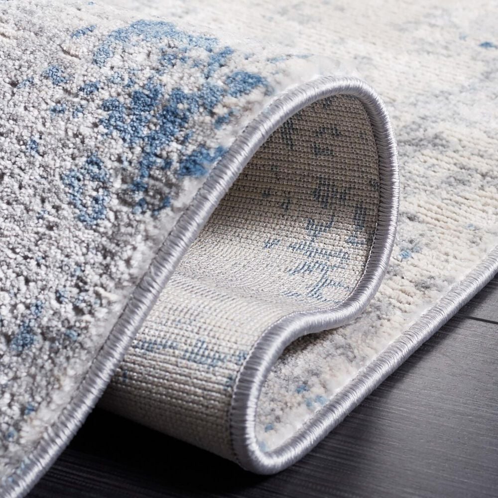 Safavieh Invista INV481 2&#39; x 8&#39; Grey and Blue Runner, , large
