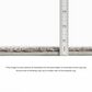 Dalyn Rug Company Silk Road Linen, Ivory, Taupe, Beige and Silver 9" x 12" Area Rug, , large