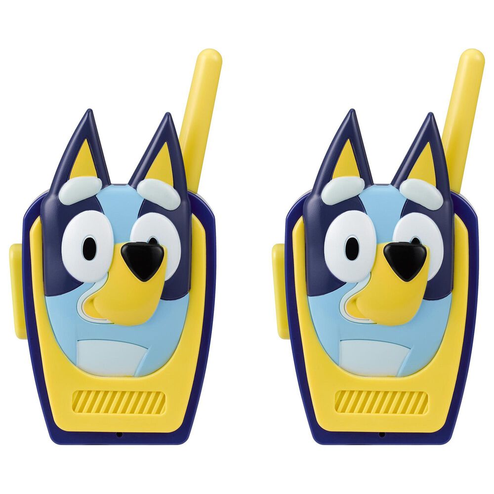 KIDdesigns 2-Piece Bluey Walkie Talkies Outdoor Toys in Yellow, , large