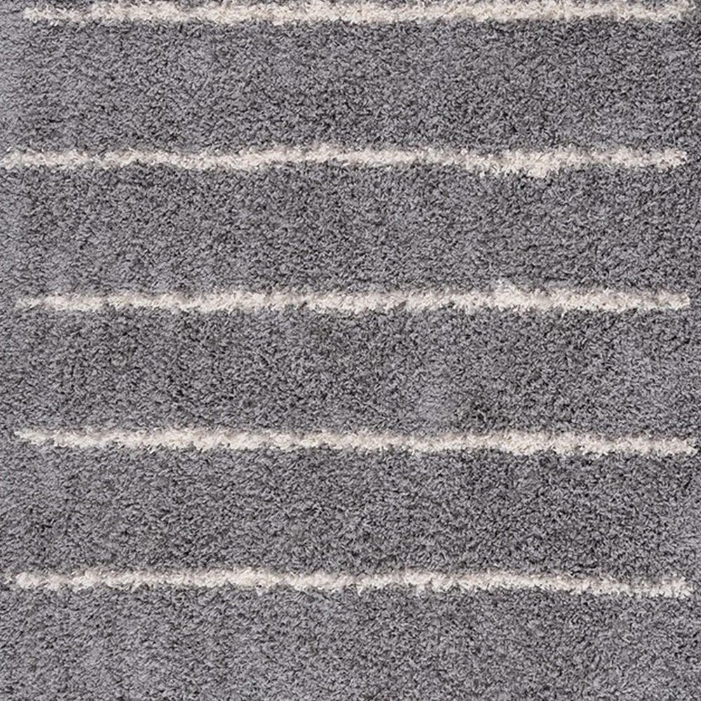 Safavieh Venus Shag VNS604J 2&#39;7&quot; Square Grey and Ivory Area Rug, , large