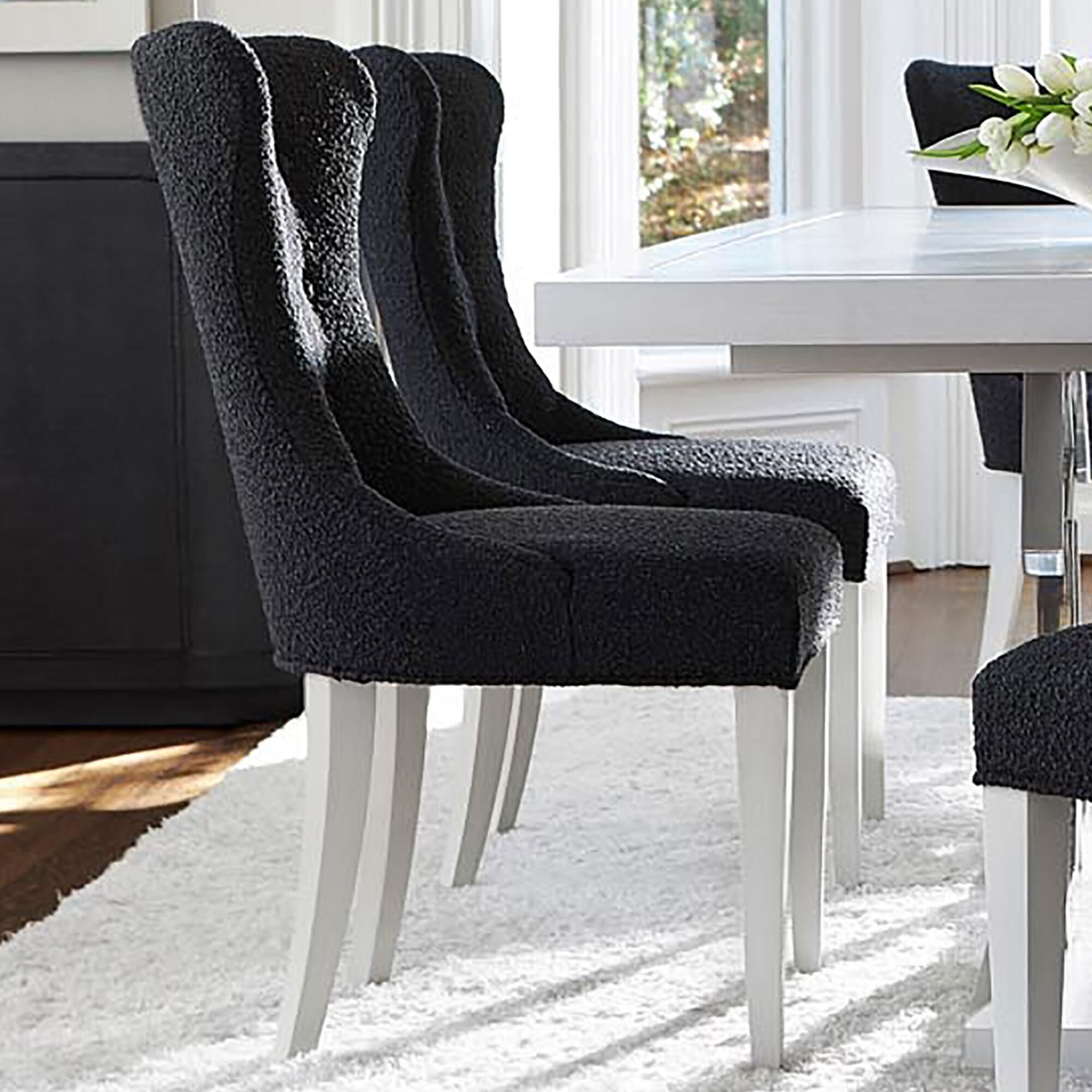 Bernhardt Silhouette Side Chair in Eggshell NFM