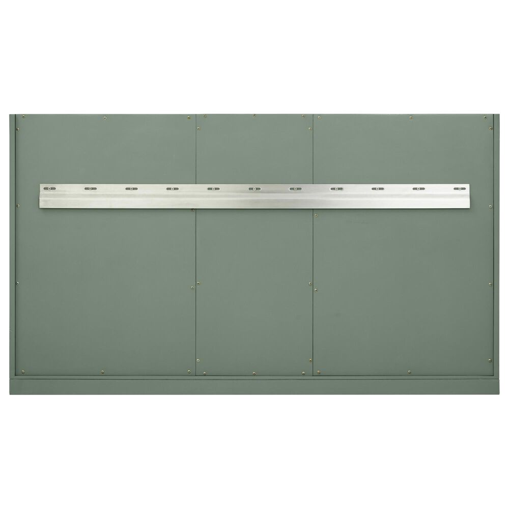 James Martin Vanities Chicago 48" Single Bathroom Vanity in Smokey Celadon with 3 cm Eternal Jasmine Pearl Silestone Top, Rectangular Sink and FreePower Wireless Charger, , large