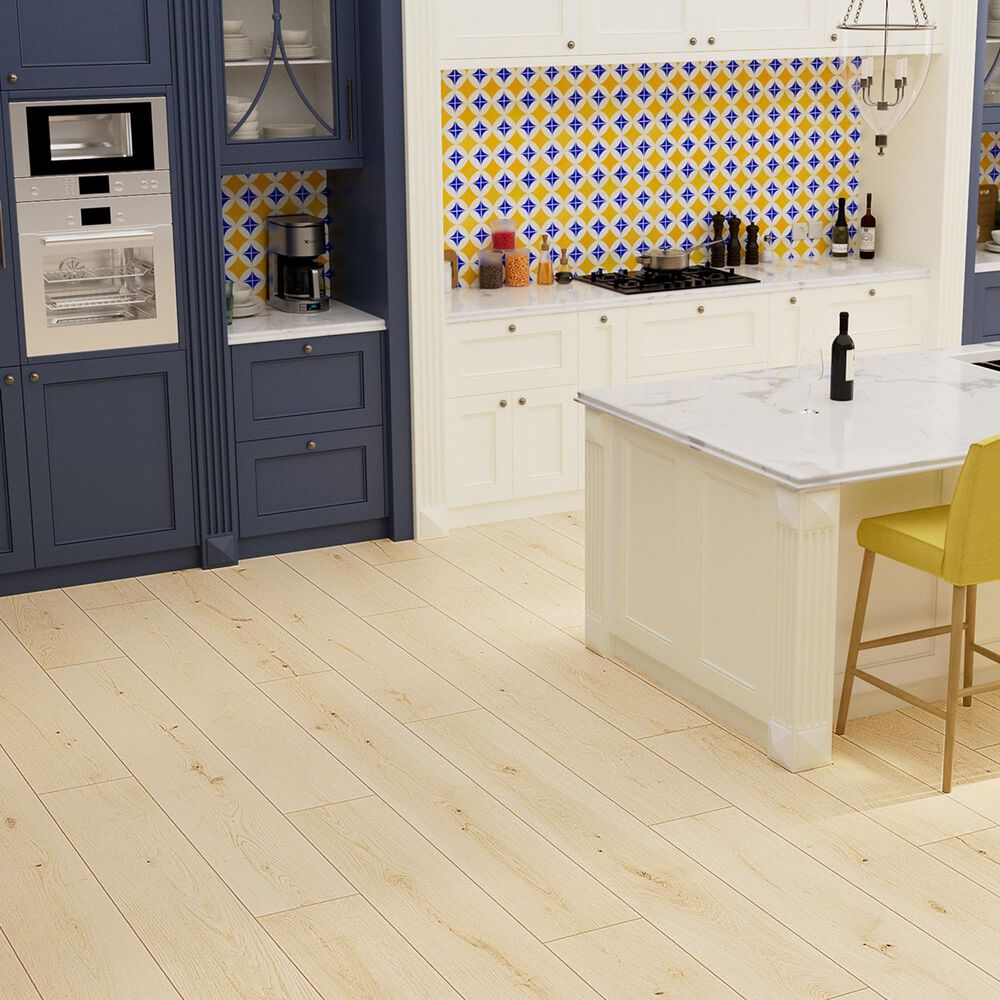 Mohawk Saylor's Cove Ecru Oak 7.5" x 54" Luxury Vinyl Plank, , large