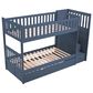 Homelegance Twin/Twin Step Bunk W/ Trundle, , large