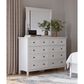 Urban Home Grace Dresser Mirror in Snowfall White, , large