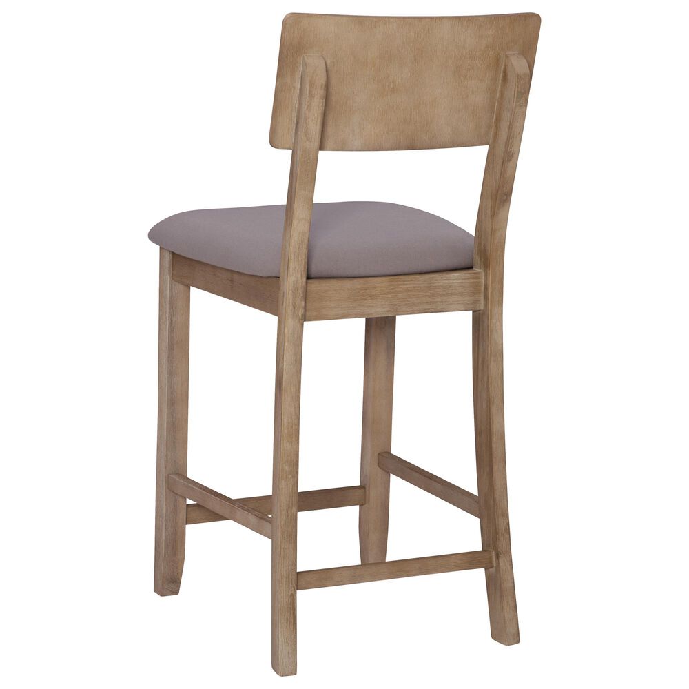 Linon Home Decor Jorissen Counter Stool in Grey Wash, , large