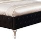 Furniture of America Mills King Upholstered Bed in Black, , large