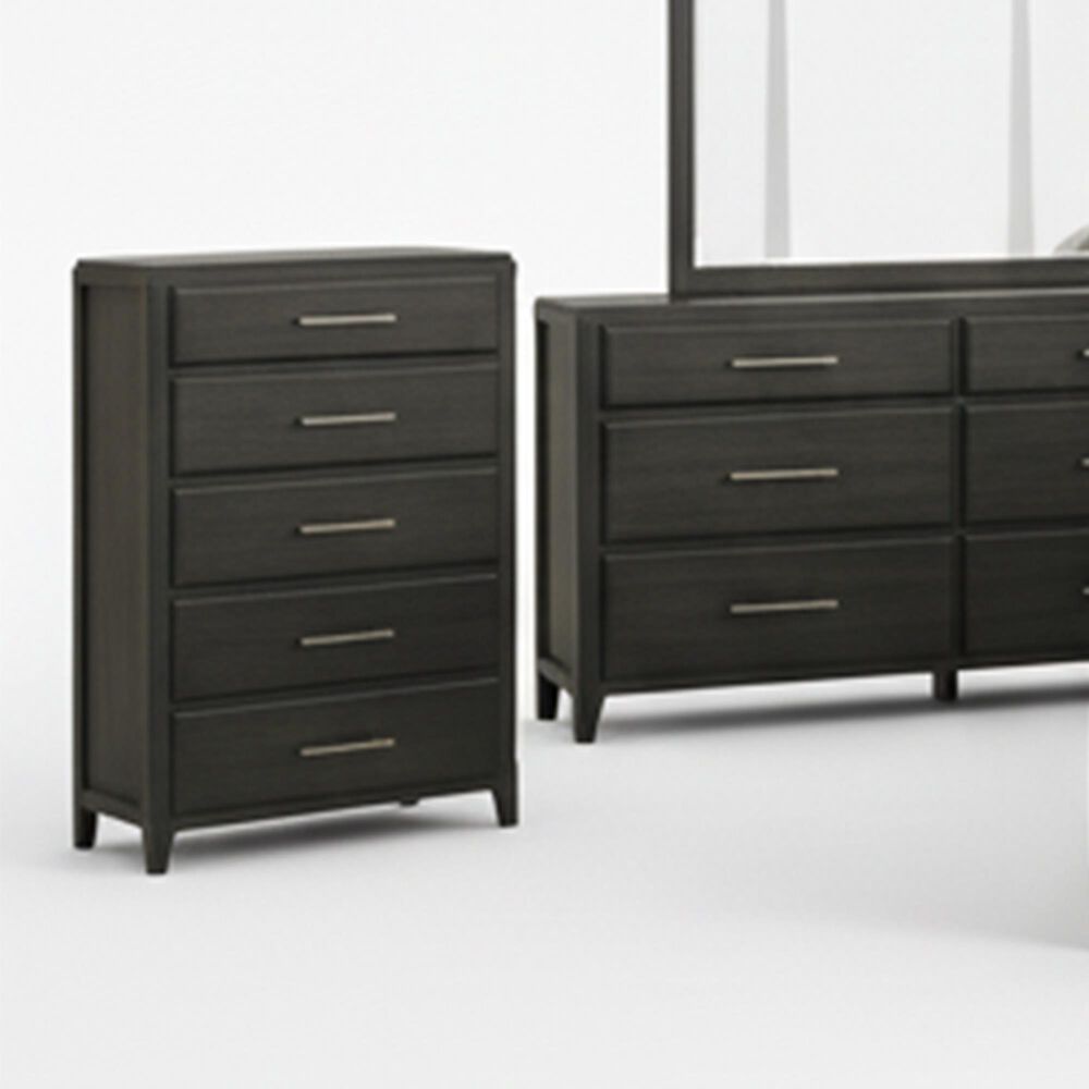 Sasha Lee 5 Drawer Chest in Black, , large