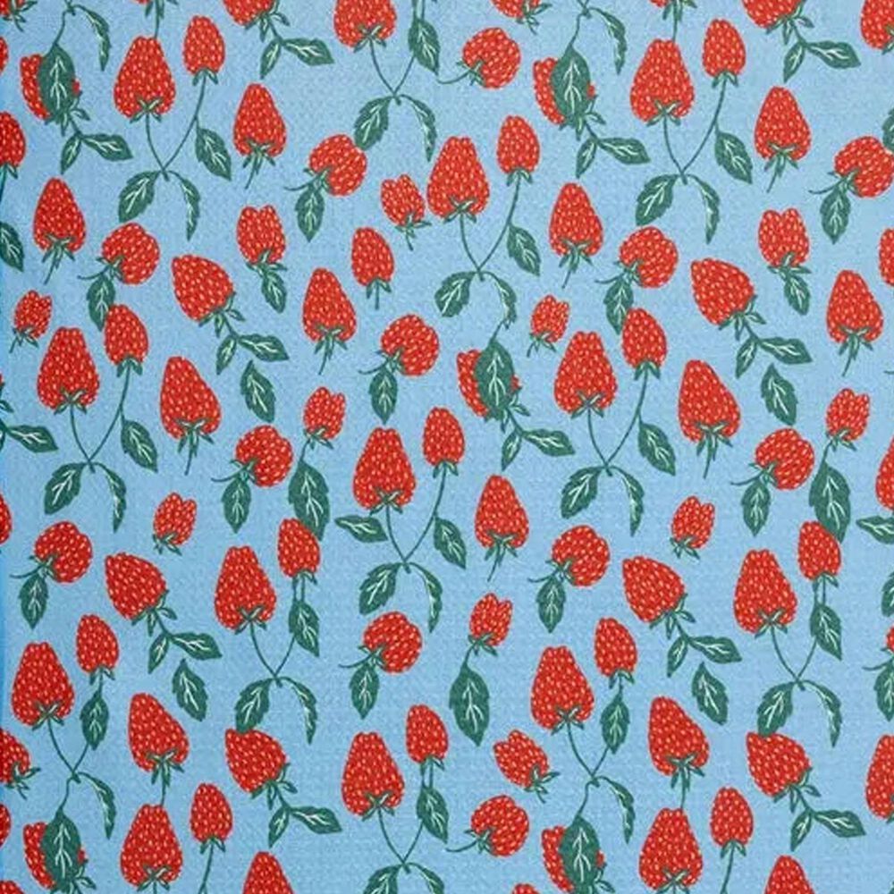 MuKitchen Vibe Dish Towel in Strawberry Vine, , large