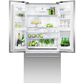 Fisher & Paykel 17.0 Cu. Ft. 3-Door French Door Refrigerator with Ice and Water in Stainless Steel, , large