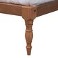 Baxton Studio Iseline Full Platform Bed Frame in Walnut Brown, , large