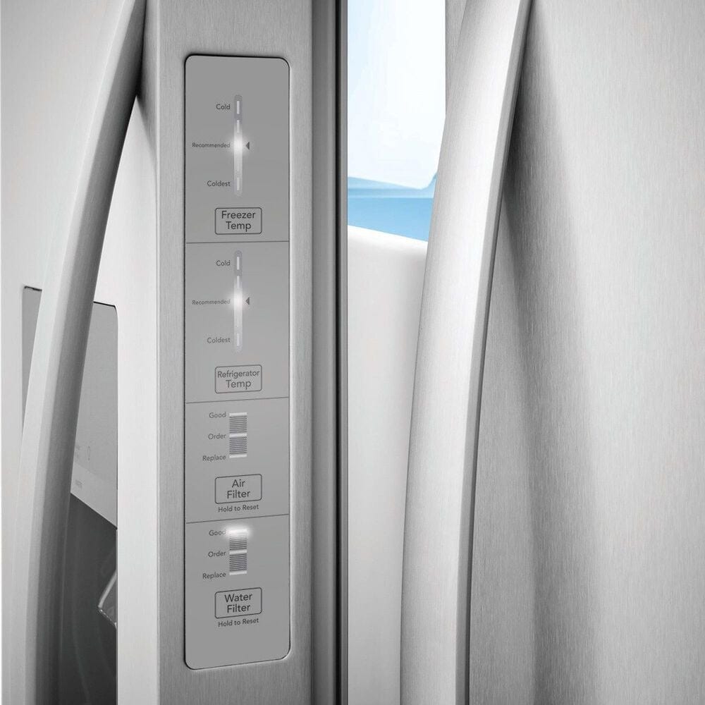 Frigidaire 36&quot; Counter-Depth Side-by-Side Refrigerator in Stainless Steel, , large