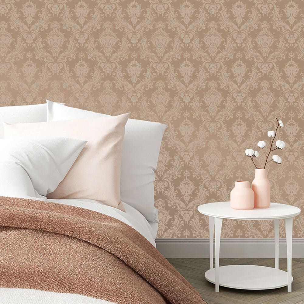 Tempaper Damsel Bisque Peel and Stick Wallpaper, , large