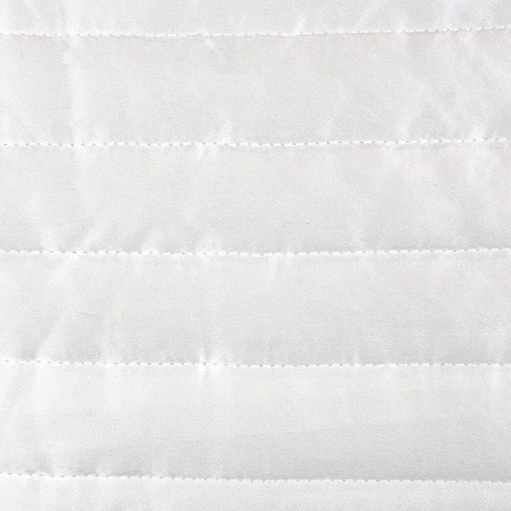 Ann Gish Charmeuse King Coverlet in White, , large