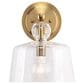 Jamie Young Direct Ship Halden Glass Wall Sconce in Brass, , large