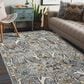 Amer Rugs Nuit Arabe 8" x 10" Deep Silver Area Rug, , large