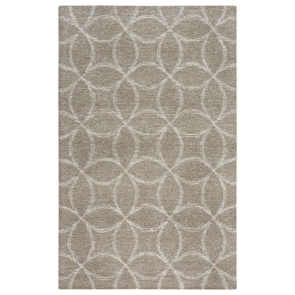 RIZZY Harmony Geometric 7"9" x 9"9" Brown Area Rug, , large