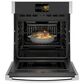 GE Profile Single Wall Oven 27" with Convection in Stainless Steel, , large