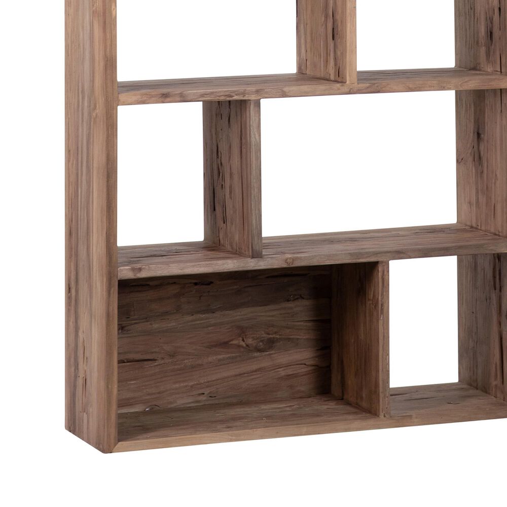 Blue Sun Designs Mariz Tall Bookcase in Natural Teak, , large