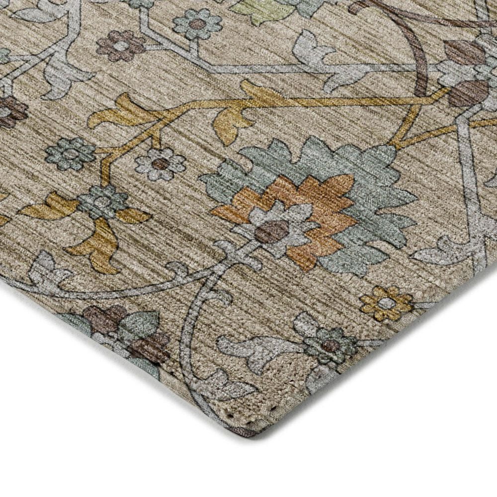 Dalyn Rug Company Silk Road Flax, Beige, Copper, Denim, Aloe and Gold 10&#39; x 14&#39; Area Rug, , large