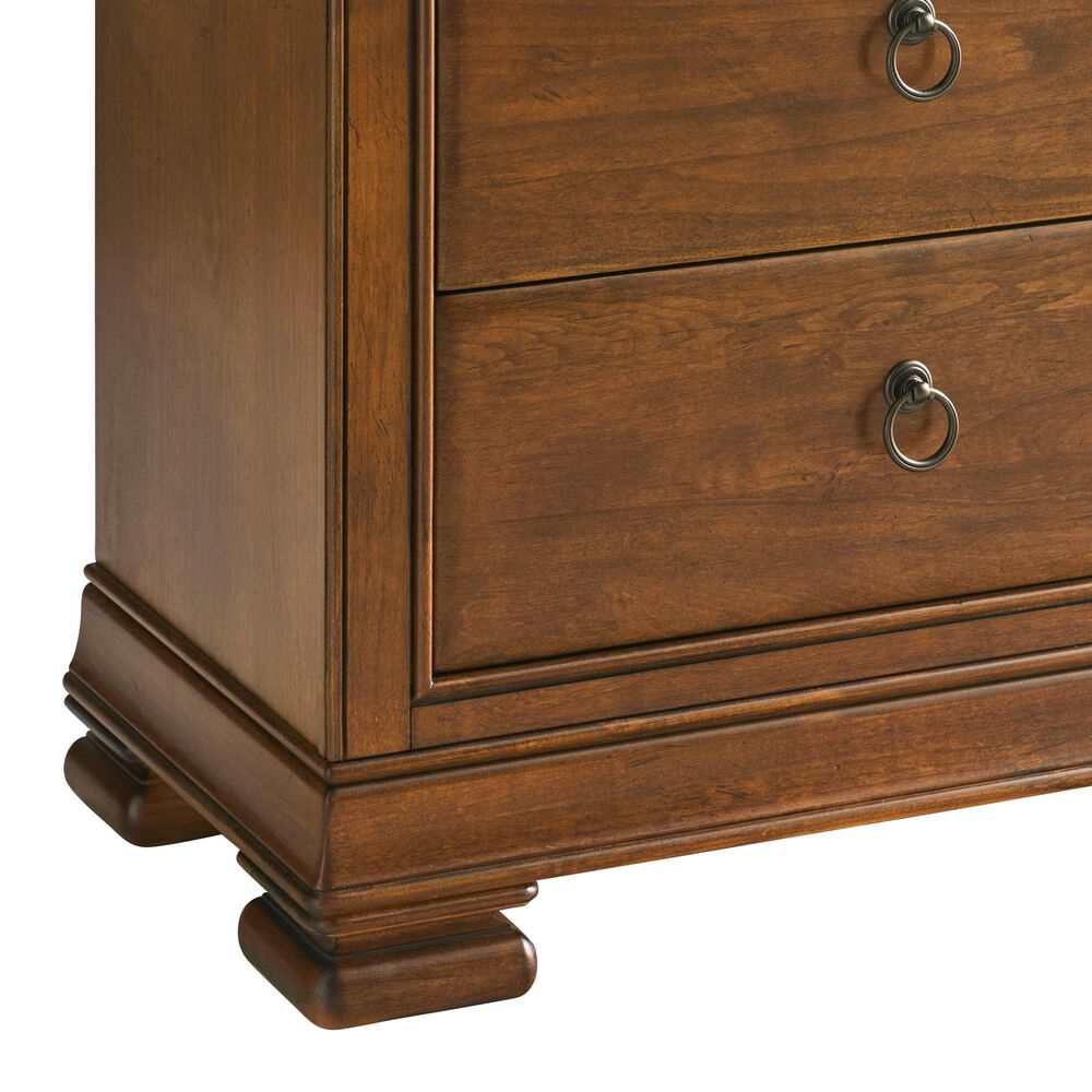 Universal Furniture New Lou 3-Drawer Nightstand in Cognac, , large