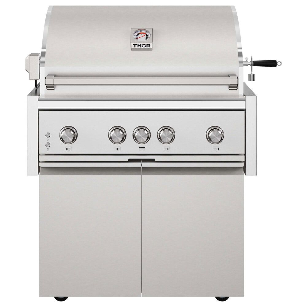 Thor Kitchen 4-Burner Freestanding Gas Grill in Stainless Steel, , large
