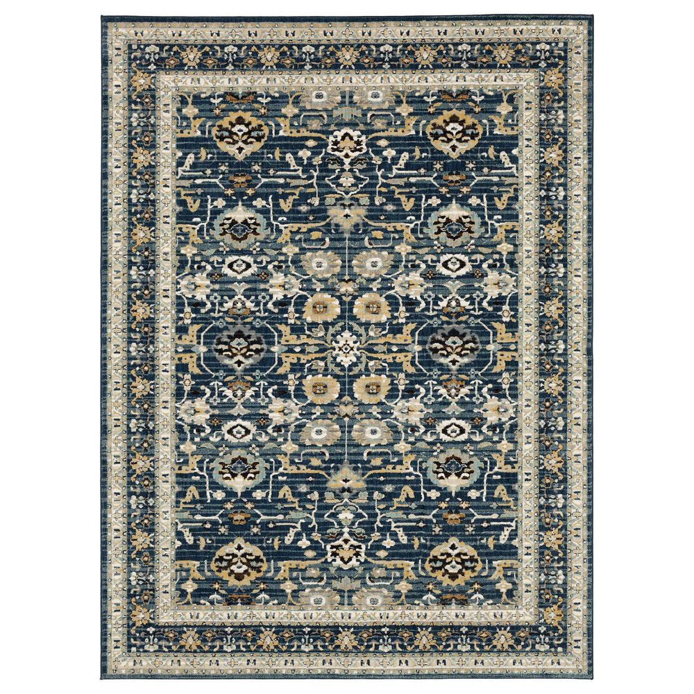 Karastan Zephyr Amphora 92118-50150 2"4" x 7"10" Majolica Blue Area Rug, , large