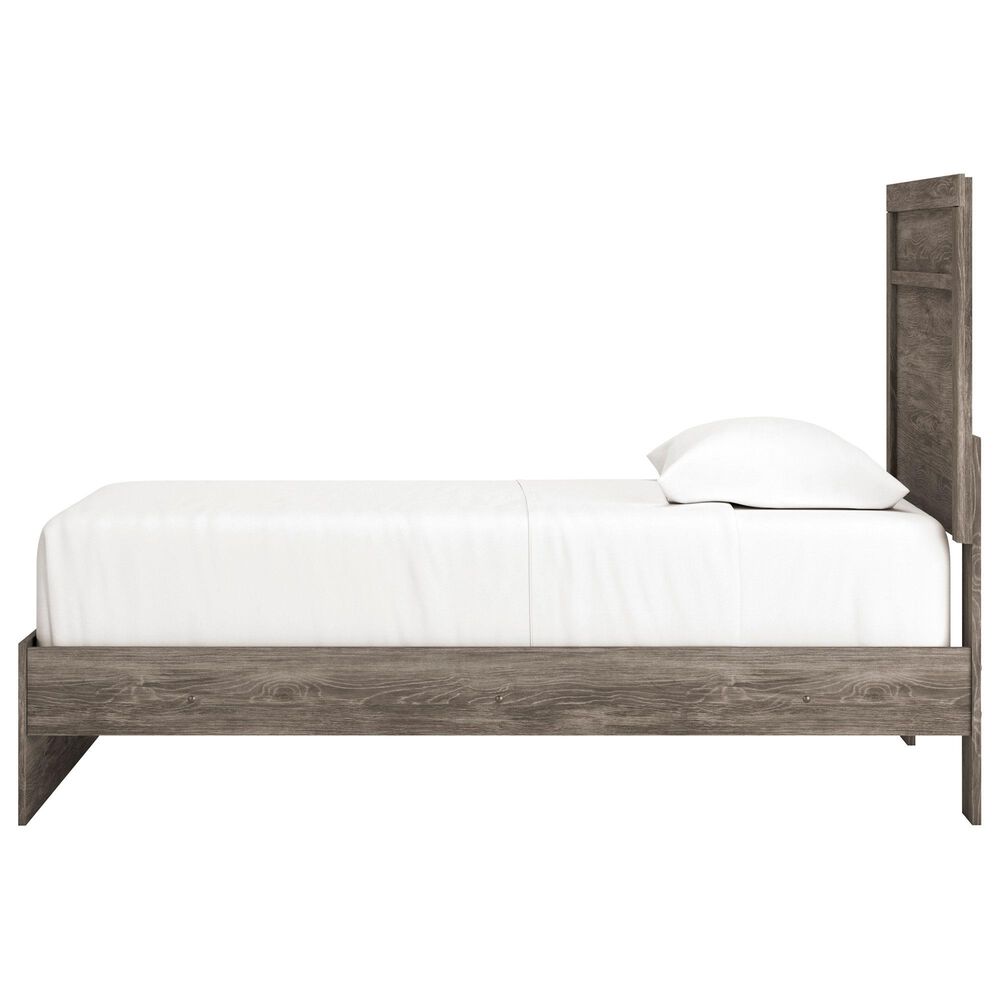 Ashley Ralinksi Twin Panel Bed in Gray, , large