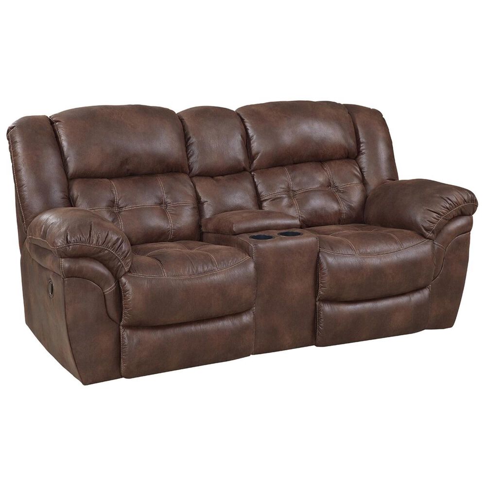 HomeStretch Reclining Sofa and Loveseat in Chocolate, , large