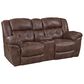 HomeStretch Reclining Sofa and Loveseat in Chocolate, , large