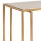 Lexington Home Brands Pinnacle End Table in Antica to and Satin Gold, , large