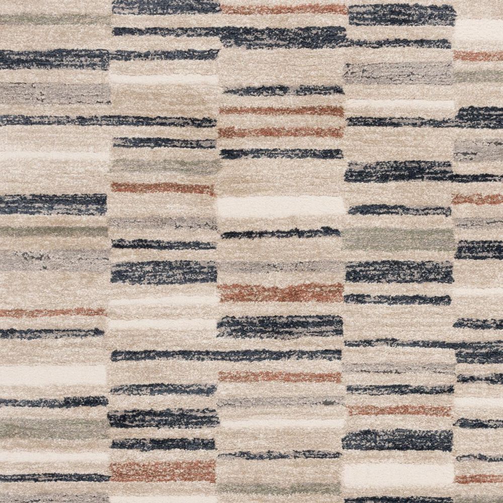 Central Oriental Stonington Silas 7&#39;10&quot; x 9&#39;10&quot; Denim and Blush Area Rug, , large