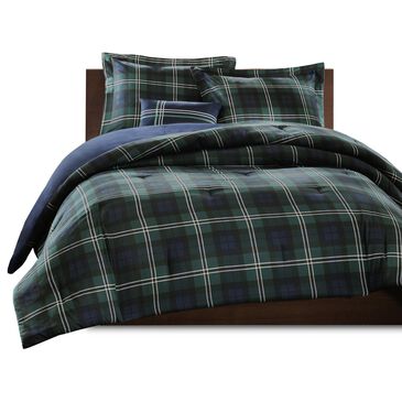 Hampton Park Brody 3-Piece Twin/Twin XL Quilt Set in Blue, Green and White, , large