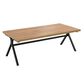 Pacific Landing 3-Piece Table Set in Golden Oak and Gunmetal, , large