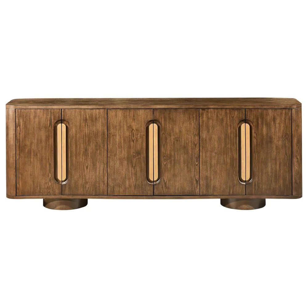 Slatehouse Adler 6-Door Sideboard in Stained Brown, , large