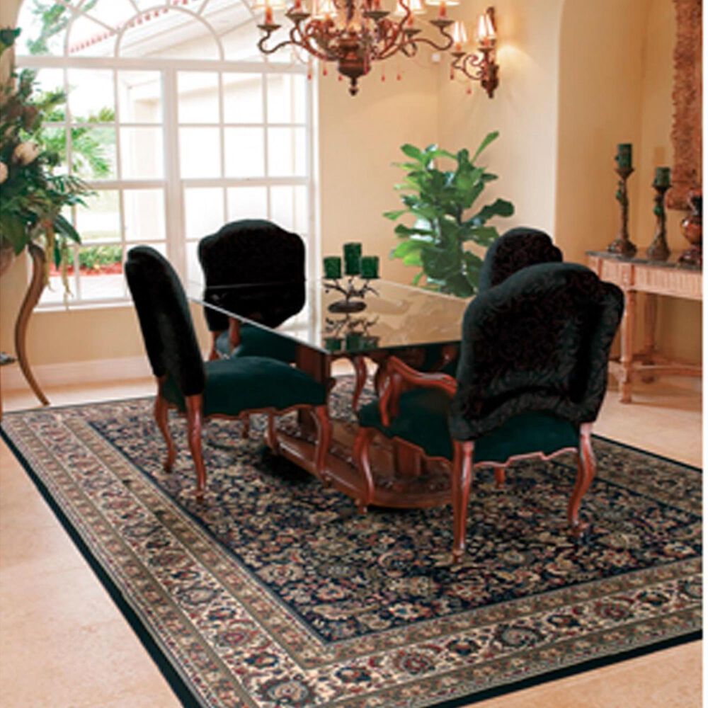 Oriental Weavers Ariana 213K 5&#39;3&quot; x 7&#39;9&quot; Black Area Rug, , large