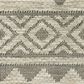 Oriental Weavers Tortuga TR03A 1"10" x 7"6" Beige and Black Runner, , large